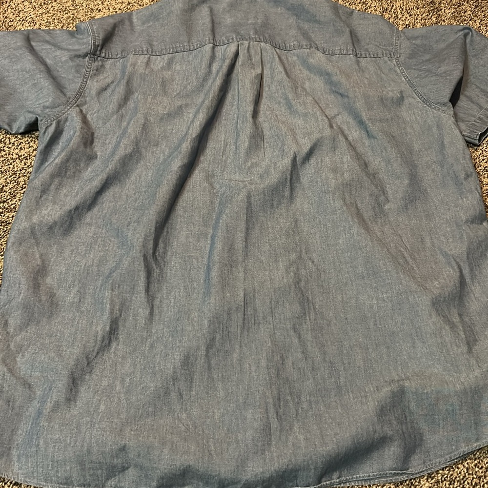 Men's Blue L.L. Bean Button Down Shirt - Picture 3 of 3